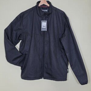 Eruitor Wind Waterproof Jacket Mens 3XL Black Zip Fleece Lined Pockets Softshell